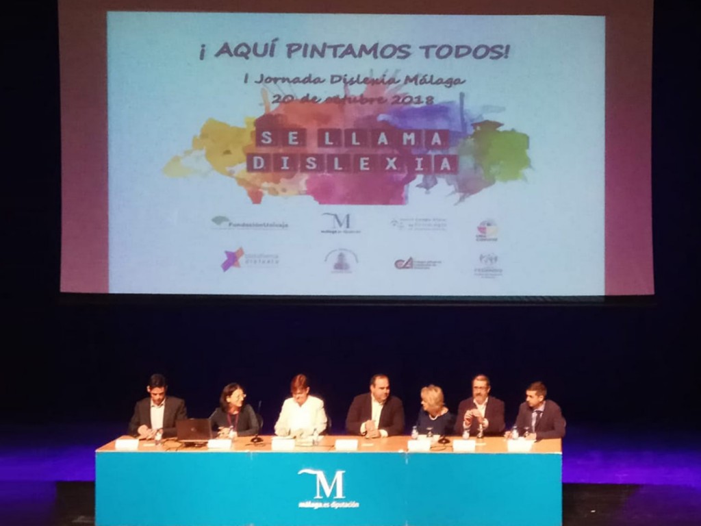 acudimos a las "I jornadas de Dislexia" organizadas por Dismalaga (Asociación de Dislexia de Málaga)