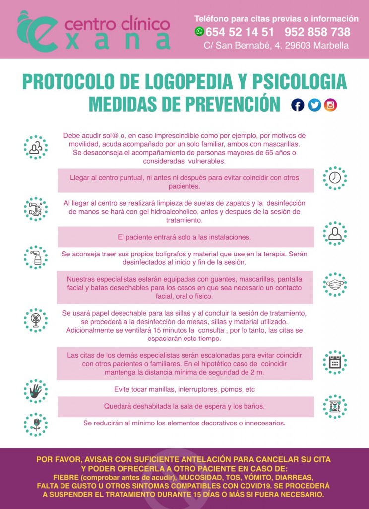 Exana - Protocolo logopedia y Psicología
